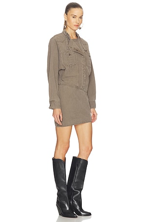 Isabel Marant Etoile Nouria Dress in Taupe