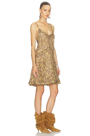 Isabel Marant Etoile Danielle Dress in Brown