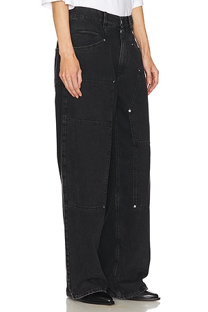 Isabel Marant Etoile Ophra Jeans in Black