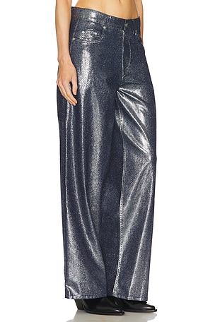 Isabel Marant Etoile Cover Jeans in Metallic Silver