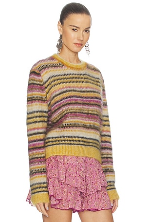 Isabel marant etoile jersey morene en color amarillo mostaza