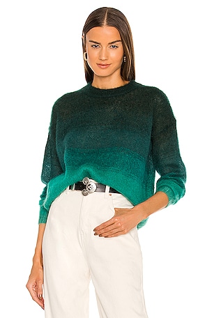 Isabel Marant Metallic cheapest Green Lightweight Sweater