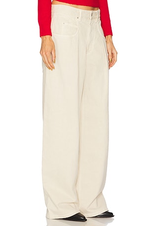 Isabel Marant Etoile Rachelle Seasonal Pant in Ivory. Size 40/8. Also