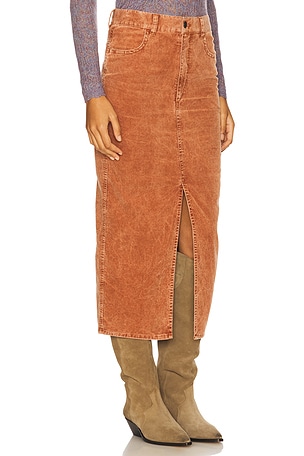 Isabel Marant Etoile Odalie Skirt in Rust