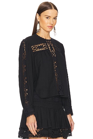 Isabel Marant Etoile Valmira Blouse in Black