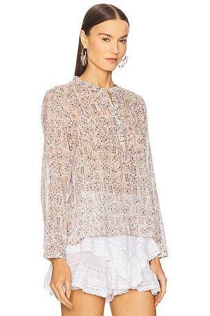 Isabel Marant Etoile Maria Top in Cream