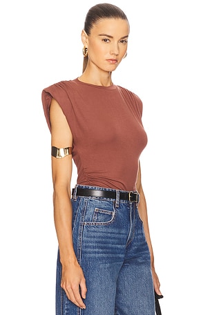 Isabel Marant Etoile Devani Top in Burnt Orange