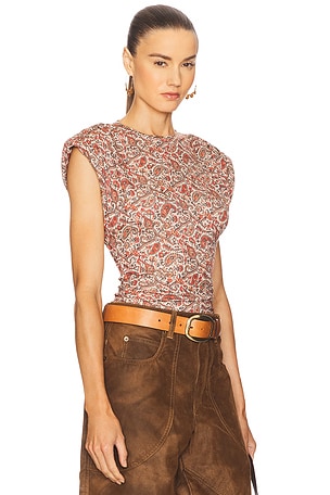 Isabel Marant Etoile Devani Top in Rust