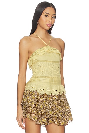 Isabel Marant Etoile Prisha Top en Citron