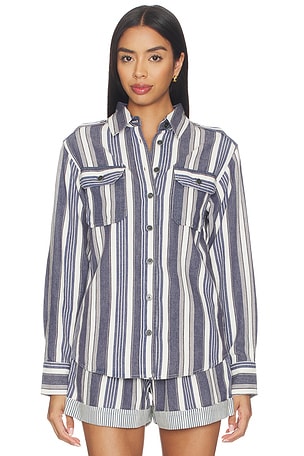 Isabel Marant Etoile Gelva Top in Navy. Size 44/12. Also