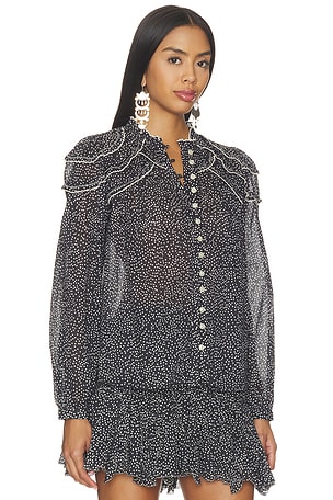 Isabel Marant Etoile Christa Blouse in Black
