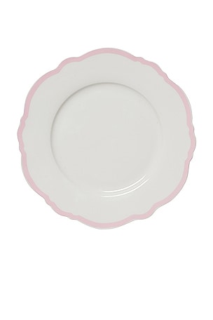 Pink Wave Side Plates Set In The Roundhouse