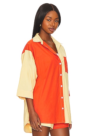 It's Now Cool Vacay Shirt in Orange