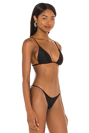 It's Now Cool The String Bikini Top in Black