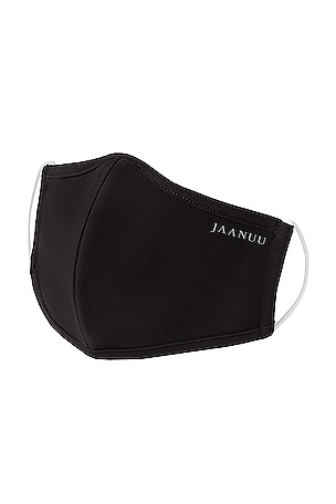 Jaanuu Reusable Antimicrobial Face Mask (5 Pack) in Black