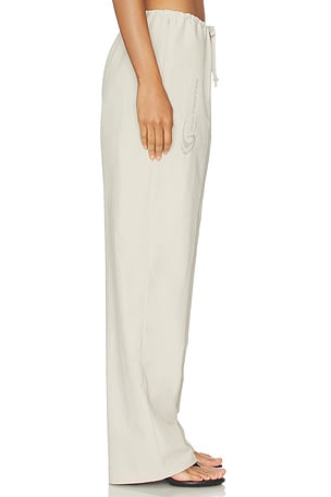 Jade Cropper Track Pant in Beige. Size 40. Also