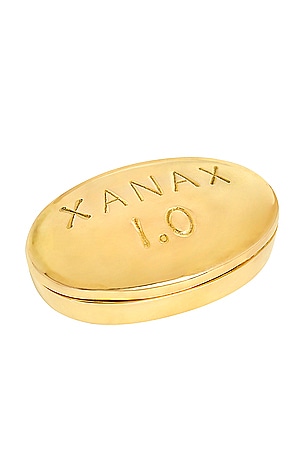 Xanax Brass Pill Box Jonathan Adler