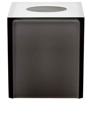 Jonathan Adler Hollywood Tissue Box in Charcoal