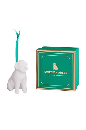 Jonathan Adler Doodle Ornament in White