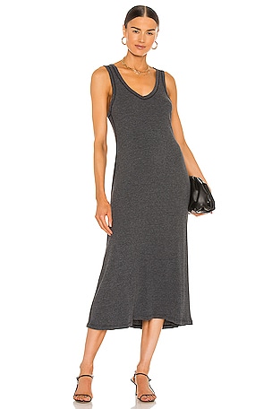 James Perse Ribbed Cami Dress in Black | REVOLVE James Perse Ribbed Cami Dress in Black | REVOLVE