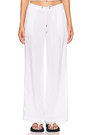 Wide Leg Relaxed Linen Pant James Perse
