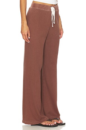 James Perse Wide Leg Sweatpant in Rose