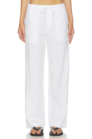 PANTALON EN COTON ET LIN STRETCH James Perse