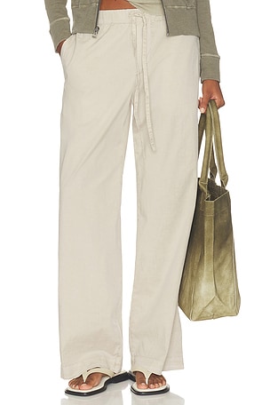 Cotton Linen Stretch Poplin Pant James Perse