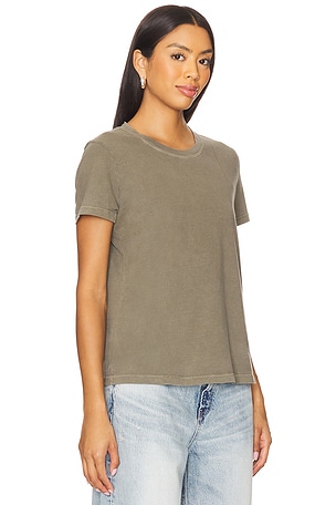 James Perse Vintage Little Boy Tee in Olive