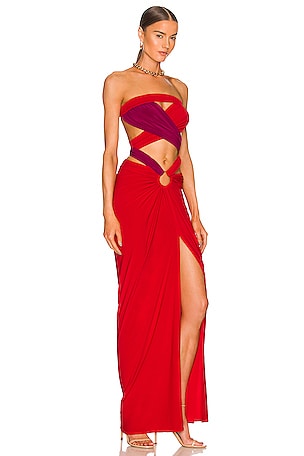 J.Angelique Femi Gown in Red. Size XL. Also