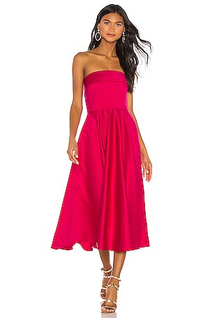 red jay godfrey dress Jay Godfrey Crew Neck Knee-Length Dress - Red Dresses, Clothing - WJ527298