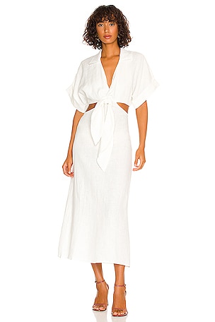 Free people 2024 white midi dress