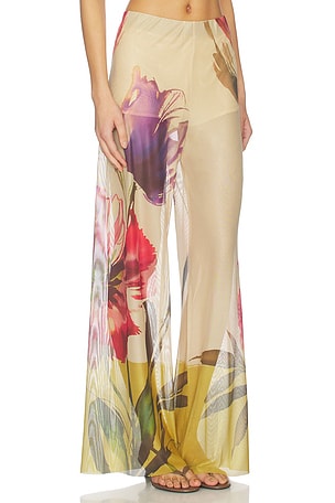 JBQ Coast Pant in Yellow,Red