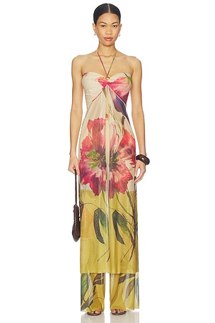 JBQ Coast Top in Yellow,Red