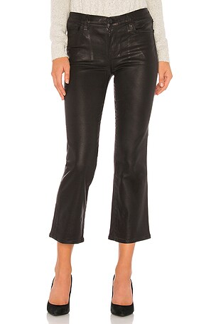 Selena Coated Mid Rise Crop Boot