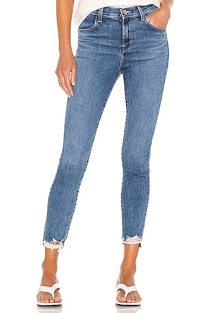 J Brand Alana High Rise Crop Skinny in Project Destruct REVOLVE - Main Image