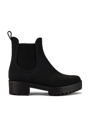 Jeffrey Campbell Cloudy Rainboot in Black Matte REVOLVE