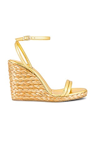 Jeffrey Campbell Tierney Wedge in Gold | REVOLVE