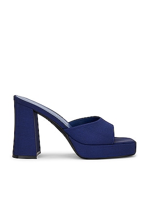 Navy blue hot sale mule sandals