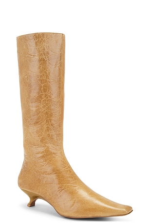 Jeffrey Campbell No-Space Boots in Beige