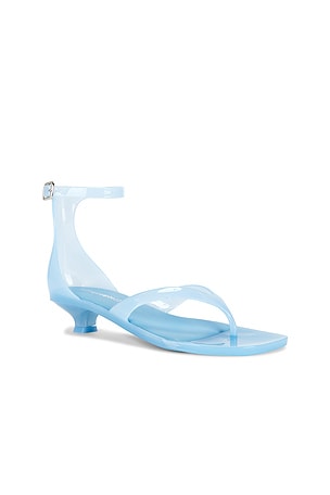 Jeffrey Campbell Gummy Thong Sandal in Baby Blue
