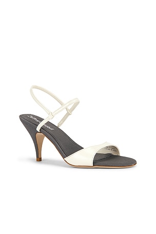 Jeffrey Campbell Calla Sandal in Cream,Grey