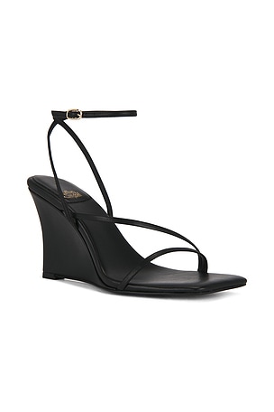 Jeffrey Campbell Highlight Wedge Sandal in Black