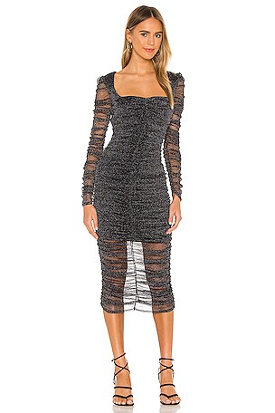 knee length dresses for ladies Zinnia Bead Knit Midi Dress main image 0
