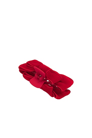 Jennifer Behr Matilda Jaw Clip in Red