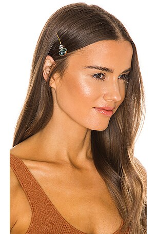Jennifer Behr Gemma Bobby Pin Set in Sapphire & Lilac | REVOLVE