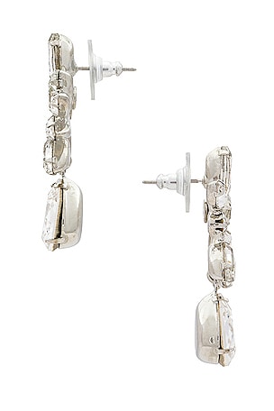 Jennifer Behr Raelynn Earrings in Metallic Silver