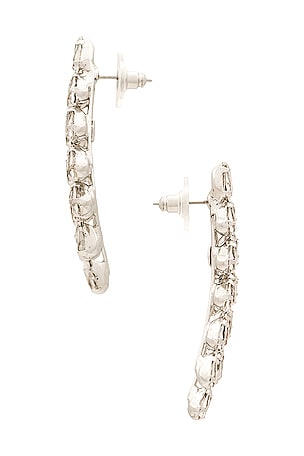 Jennifer Behr Solana Earring in Metallic Silver