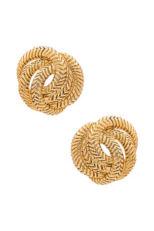 Double Knot Earrings Gold – Heaven Mayhem