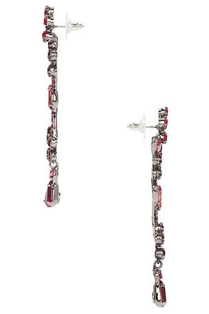 Jennifer Behr Dania Earrings in Red